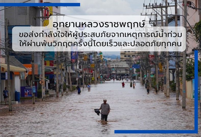 อุทยานหลวงราชพฤกษ์ ขอส่งกำลังใจให้กับผู้ประสบภัยทุกท่านจากสถานการณ์อุทกภัยในพื้นที่ 6 จังห อุทยานหลวงราชพฤกษ์ ขอส่งกำลังใจให้กับผู้ประสบภัยทุกท่านจากสถานการณ์อุทกภัยในพื้นที่ 6 จังห