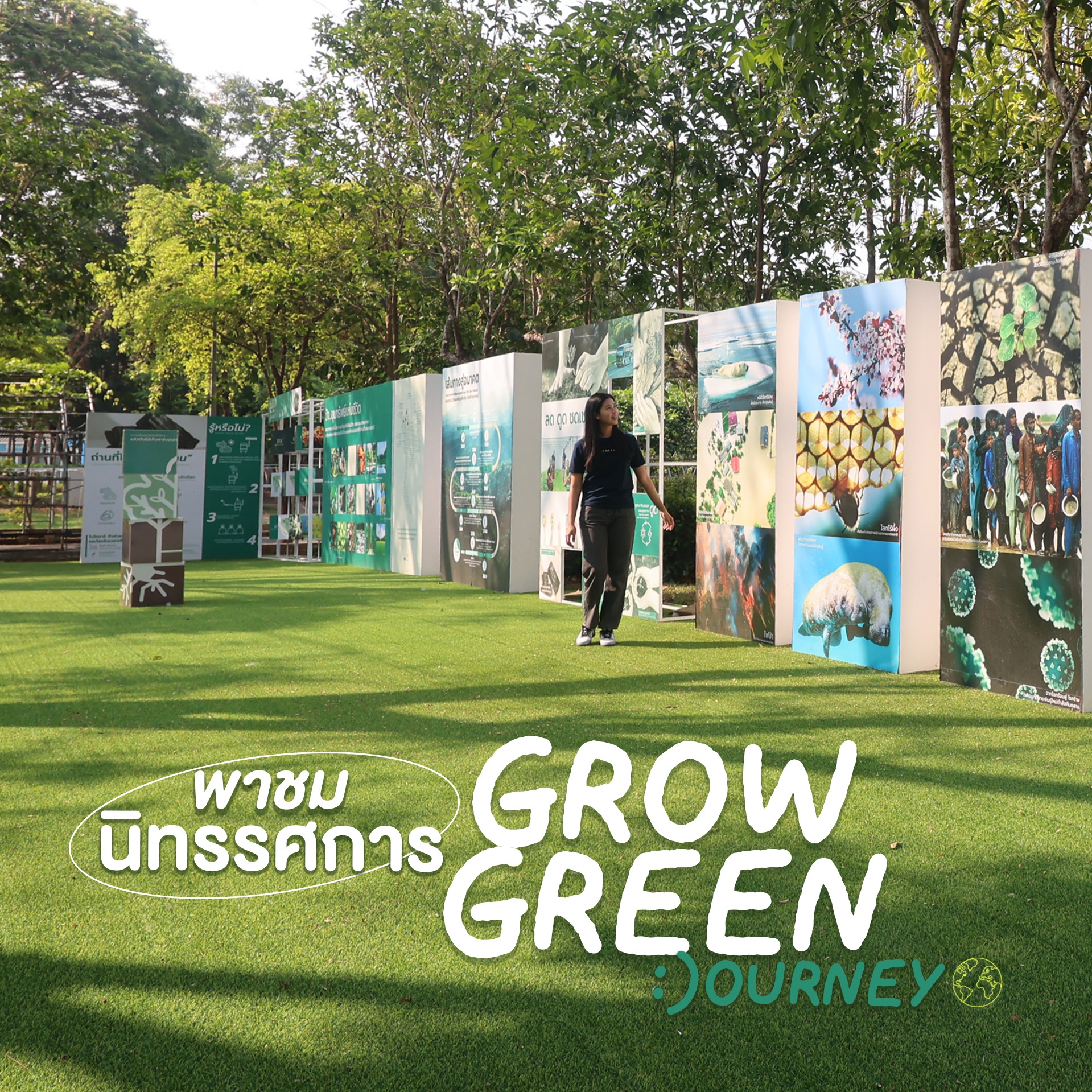  ชวนชม นิทรรศการ Grow Green Journey  อุทยานหลวงราชพฤกษ์ จ.เชียงใหม่